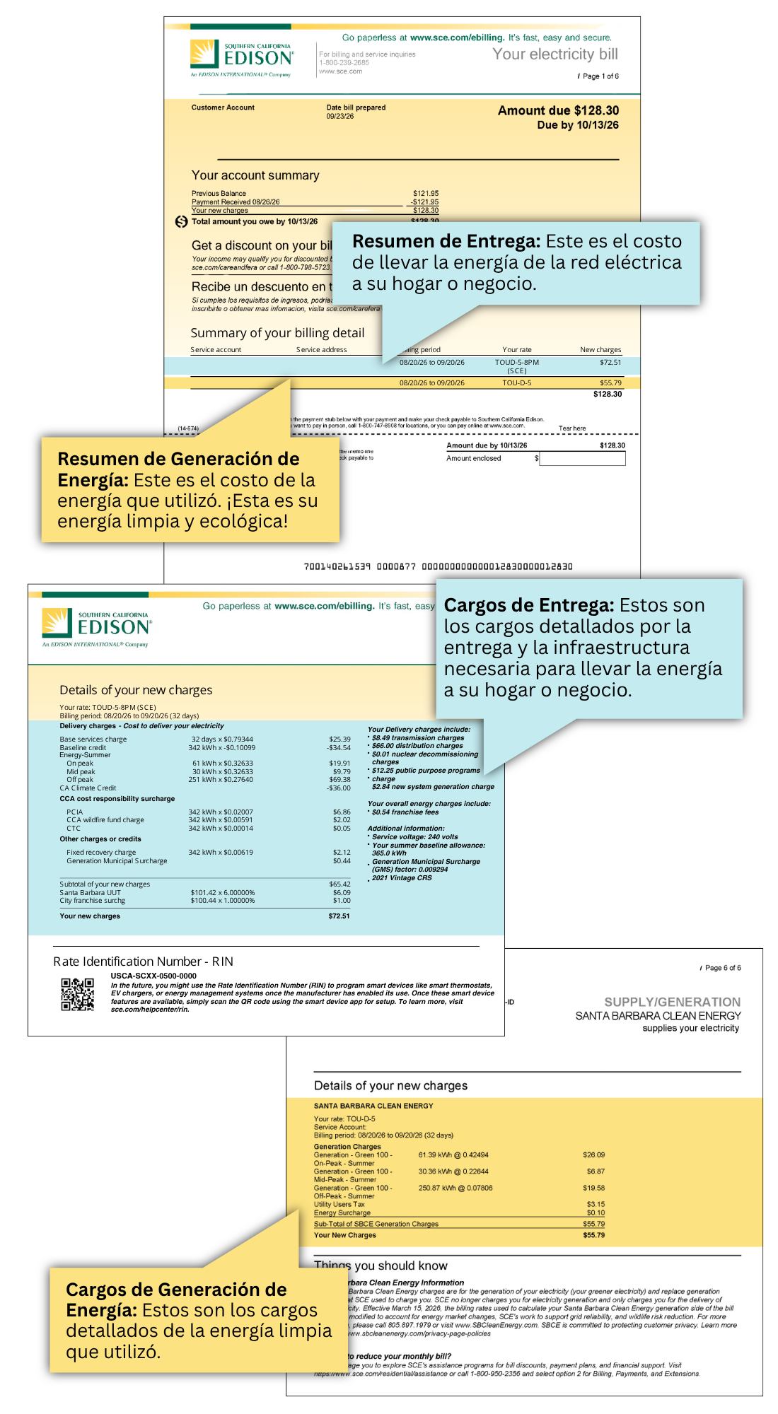 Cómo Entender Su Factura de Electricidad